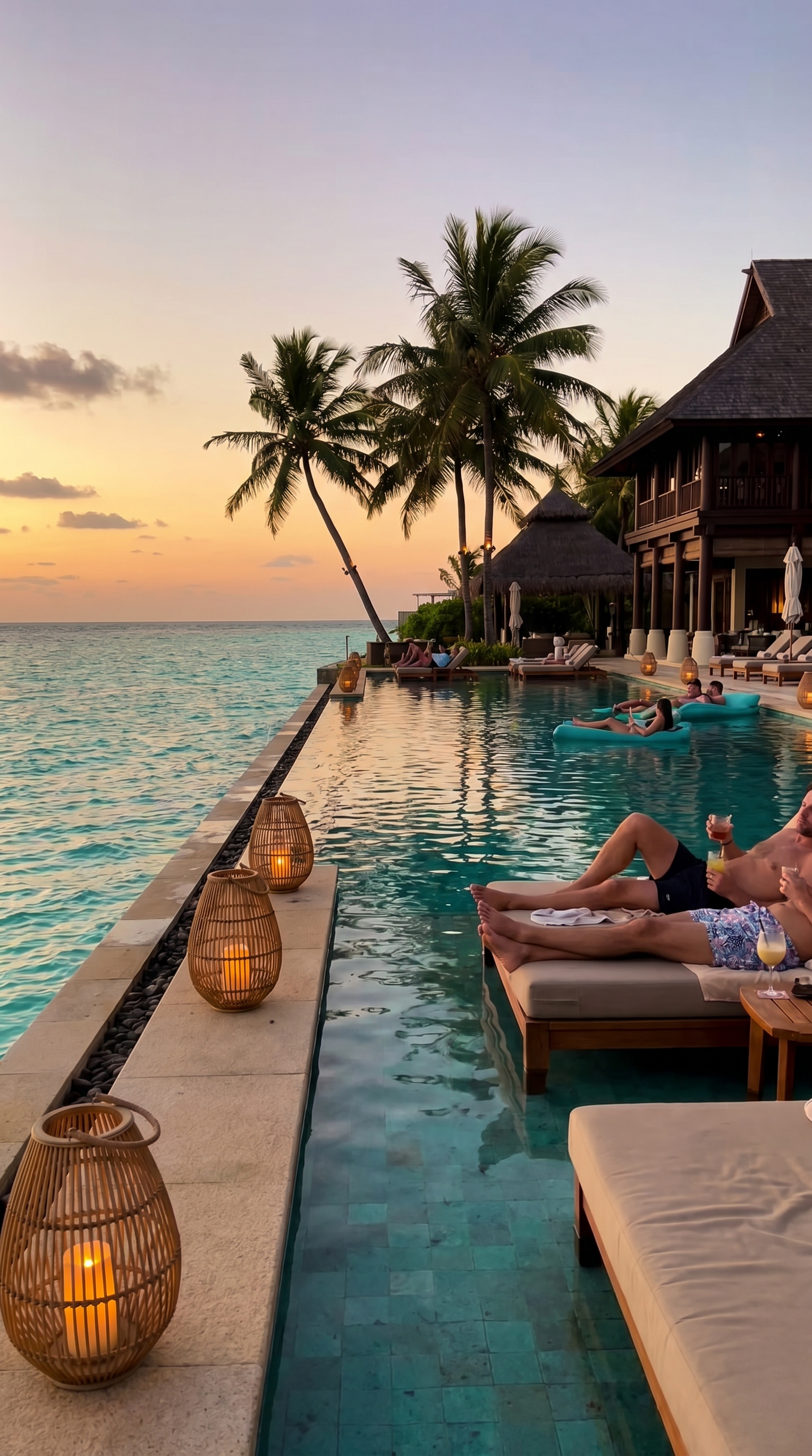 Tropical infinity pool